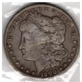 Morgan Silver Dollar 1900-0