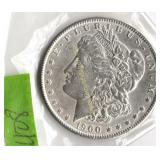 Morgan Silver Dollar 1900-P