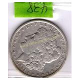Morgan Silver Dollar 1884
