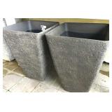 2) 16 x 24H Tahoe sq. planter-Falcon Brown