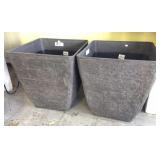 16x17H Tahoe sq planters - Falcon Brown