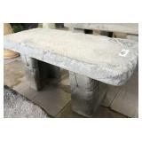 3 pc fabricated stone bench