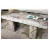 3 pc fabricated stone bench