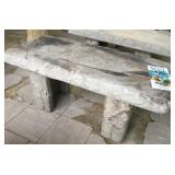 3 pc fabricated stone bench