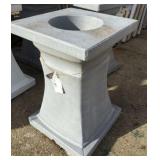 Quality Cast Stone Avanti Pedestals 20x20x31H