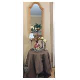 Decor Table, mirror & misc. household