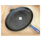 Enamel over Cast Iron Frying Pan made in France