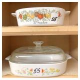 2-pieces of Corning Ware