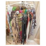 Group of scarves & belts