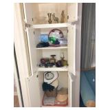 4-Shelves of Women's caps, sunglasses & misc.