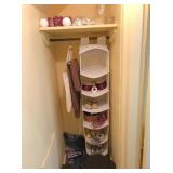 Closet contents: candles & misc. household items