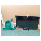 31' Flat screen TV & Little Green Bissell