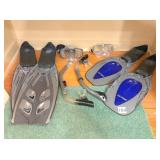 snorkeling gear