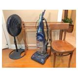 Fan, Vacuum, quilt rack & chair
