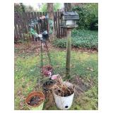 planters & metal stand