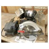bench grinder (weak), Skil belt sander & Skil