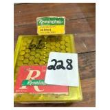66-22 long rifle hollow point & pc of box 22 short