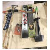 crossbow, arrows & tips