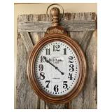 large battery powered clock 41' tall x 24' wide