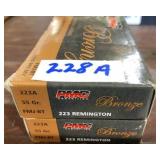 40 rnds 223A 55gr FMJ-BT