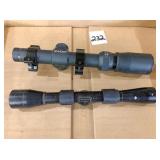 2 scopes: Simmons 7791D & Browning 4x