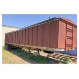 38 ft grain trailer w metal flr & sides, scroll dn