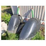 2 front & 2 rear wheel shields for JD 6700  HiBoy