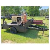 Hobart welder on trailer - runs & welds