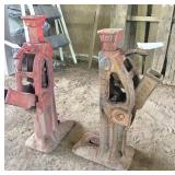 pair of railroad jacks