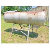 fuel tank 10ft x 3ft dia on 4 ft stand