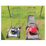 2 push mowers - working cond unknown
