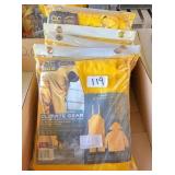 4-size 2XL rain suits