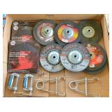 (7) 7"grinding disc & (9) sanding discs