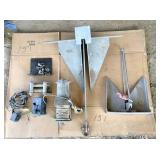 2,000 # winch & 2-boat anchors