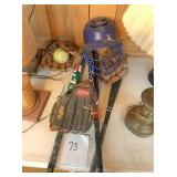 Softball bats, gloves, helmet **table not included
