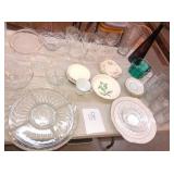 Glassware on table ***table not included***