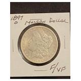 1897 O Morgan Silver Dollar