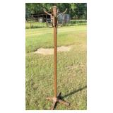 vintage metal hall tree