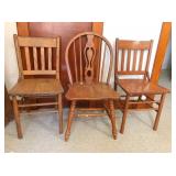 3) Chairs & 4) Wood Bed Rails