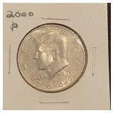 2000 P Kennedy Half Dollar