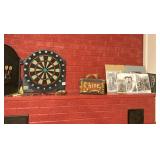 Dart Board, Vintage Shine box,  Tarzan Photos