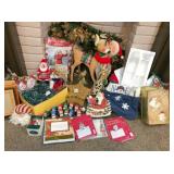 Group of Christmas infront of fireplace