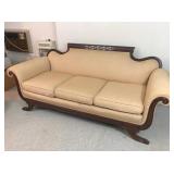 Victorian Clawfoot Couch 76x31 Been reupholstered