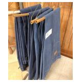 4 pr Wrangler Cowboy Cut 40x32 starched & creased