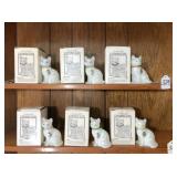 2) Shelves of Fenton Calendar Cats