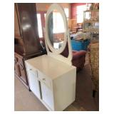 Cabinet w/Mirror 32x18x63" H