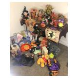 Large Group of Halloween & Fall Decor