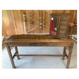 Sofa table 52x15 & Jewelry box