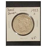 1923 S Silver Peace Dollar