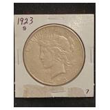 1923 S Silver Peace Dollar